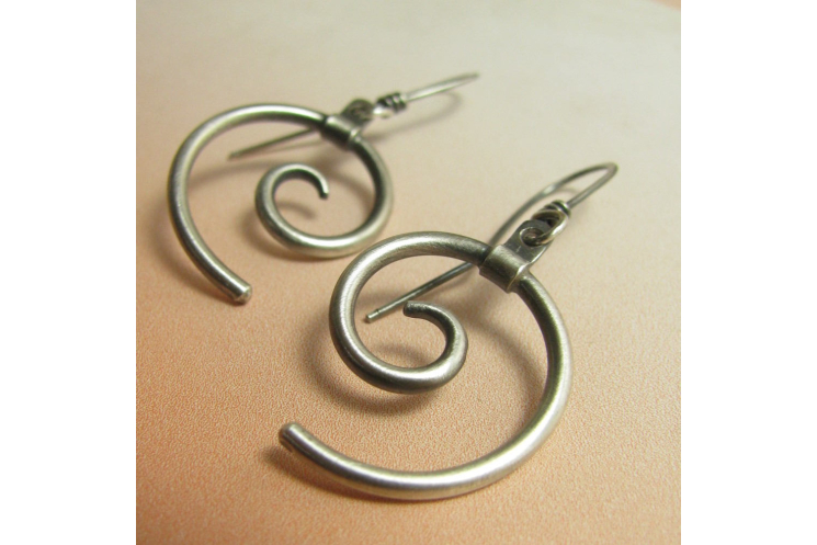 spirals contemporary earrings photo 1