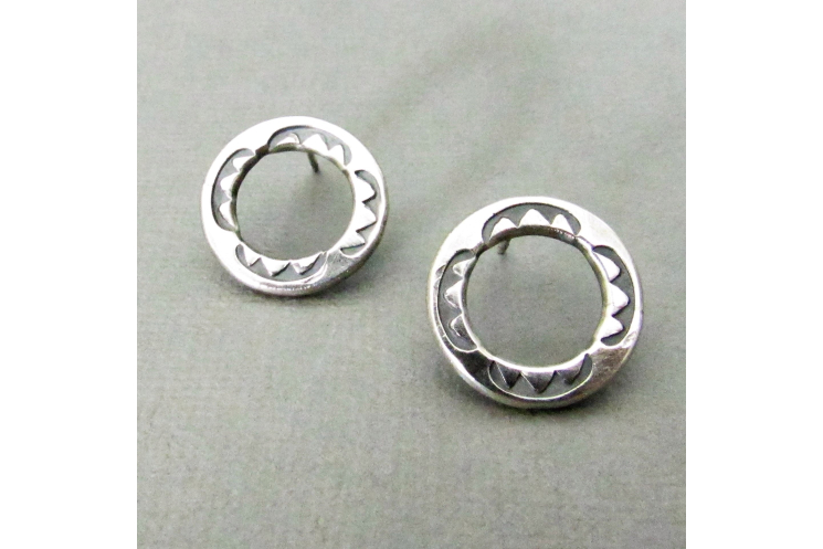 Argentium Sterling Silver Post Back Earrings