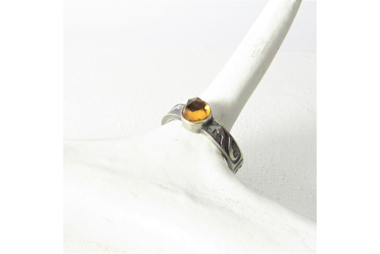 Sterling Silver Citrine Ring