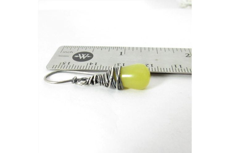 Citrusy Serpentine Drop Earrings