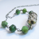 Handcrafted Sterling Silver And Chrysoprase Necklace