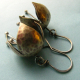 Mixed Metal, Nugold And Sterling Silver Tinkling Bell Flower Earrings - Image 3