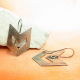 Contemporary Southwest Sterling Silver Chevron Earrings - Image 3