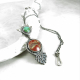 Terra Virgo - One Of A kind Jasper And Turquoise Pendant Necklace