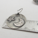 Star And Moon Earrings, Large Celestial Earrings In Argentium Sterling Silver