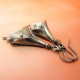 Large Argentium Sterling Silver Lily Earrings - 3