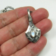 Sterling Silver Moonstone Spearpoint Talisman Necklace Image 3
