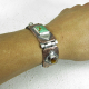 Sterling Silver, Copper, Tigers Eys And Turquoise One Of A Kind, Unisex Bracelet