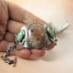One Of A Kind Turquoise And Fossil Coral Bracelet