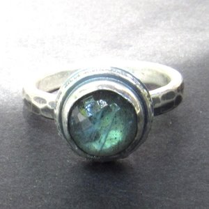 Sterling Silver Labradorite Ring Size 6, 6.25, 6.5, 7, 7.25, 7.5