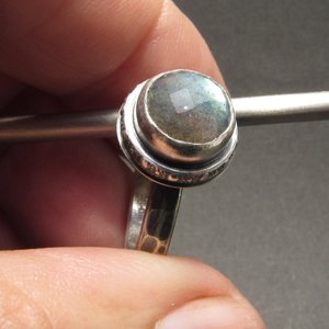Sterling Silver Labradorite Ring Size 6, 6.25, 6.5, 7, 7.25, 7.5