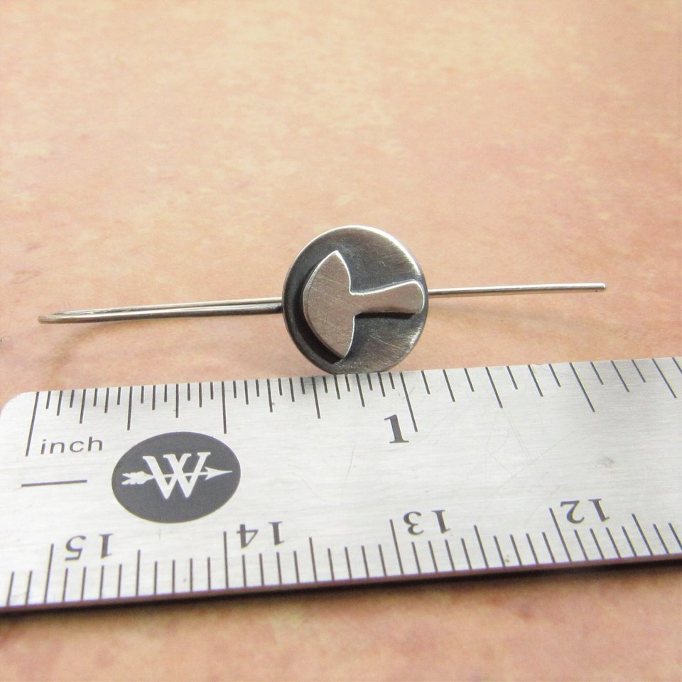 Lightweight Argentium Sterling Silver Mushroom Earrings, Whimsical Fungus Jewelry