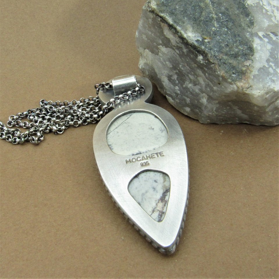 Pachamama, Jasper And Turquoise Necklace, Goddess Pendant, Argentium Sterling Silver, One Of A Kind
