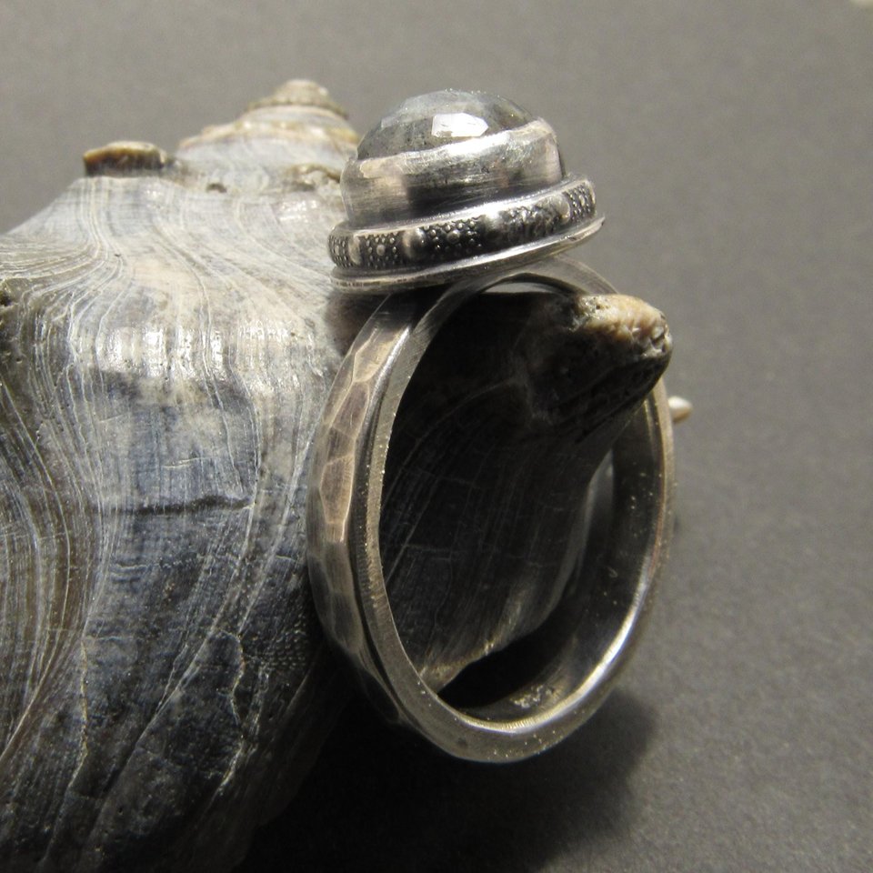 Sterling Silver Labradorite Ring Size 6, 6.25, 6.5, 7, 7.25, 7.5